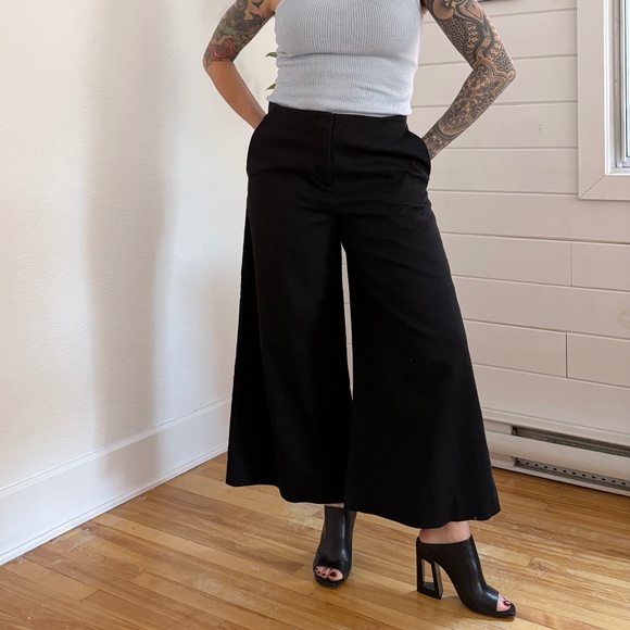 COS Pants - COS ultra wide leg crop culottes